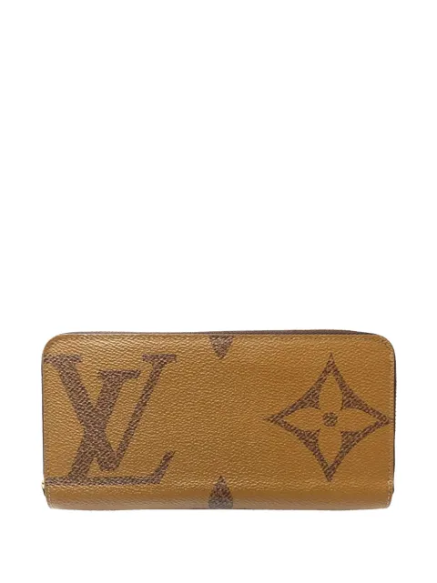 Louis Vuitton Pre-Owned 2021-2026 Monogram Giant Reverse Zippy Wallet long wallets Brown BF9XPASQ7796YF9H