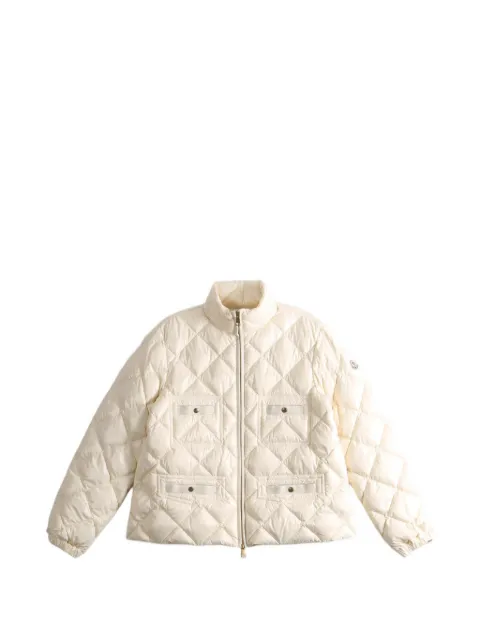 Moncler Lavaret short down jacket Neutrals L20931A00004597Z8