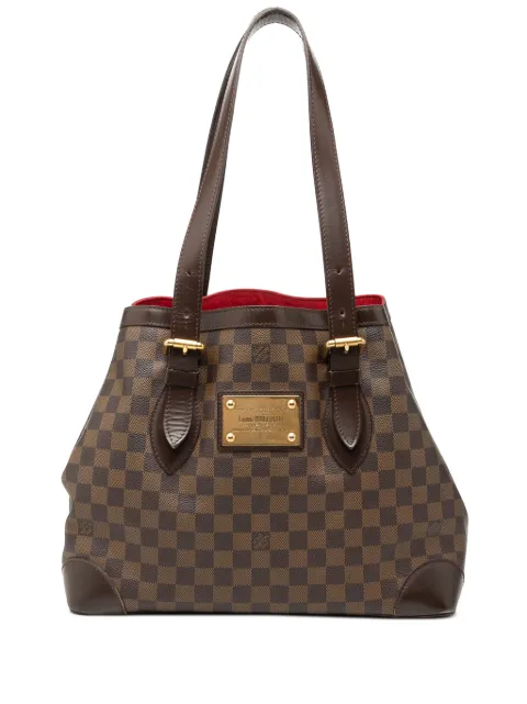 Louis Vuitton Pre-Owned 2008 Damier Ebene Hampstead MM tote bag Brown AKAI8ITN60WJVMSX