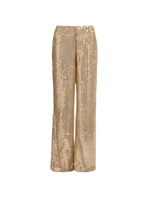 Elie Saab sequin-embellished trousers Gold P0213NS26PA013