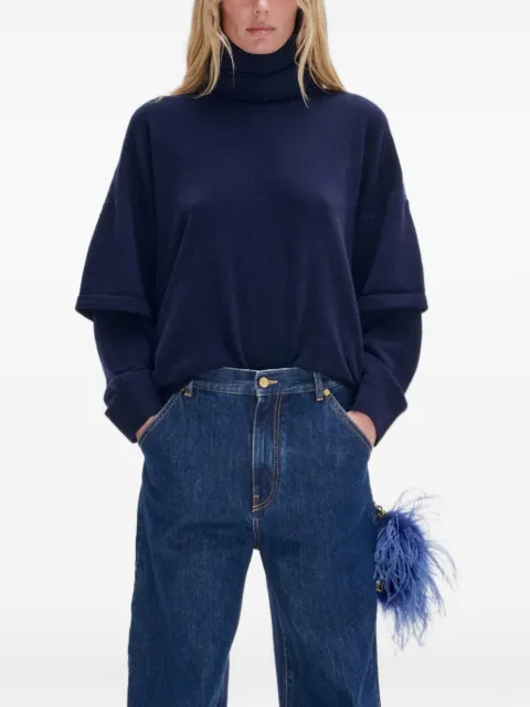 DARKPARK Troy double-sleeves sweater Blue WKN03YAW030050
