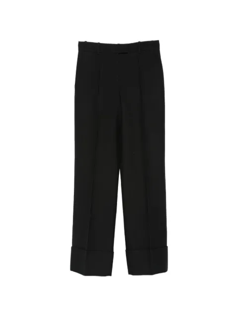 Valentino Garavani turned-up-cuff tailored trousers Black BRB6Z71CF