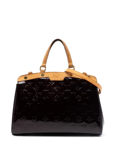 Louis Vuitton Pre-Owned 2012 Monogram Vernis Brea MM satchel Purple TIGYEGU028H4NINW