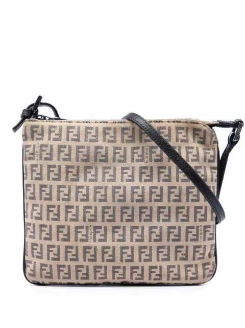 Fendi Pre-Owned 2000-2010 Zucchino Canvas crossbody bag Neutrals S44WD964HTJKBQZE
