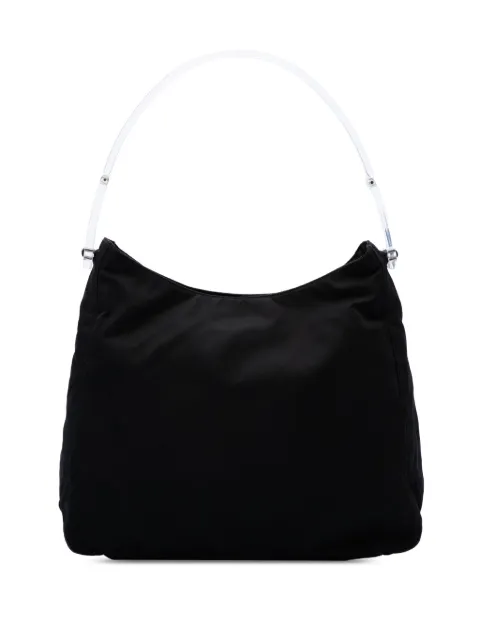 Prada Pre-Owned 2000-2013 Tessuto Acrylic Handle Bag shoulder bag Black CM26L8EM472MX0DW
