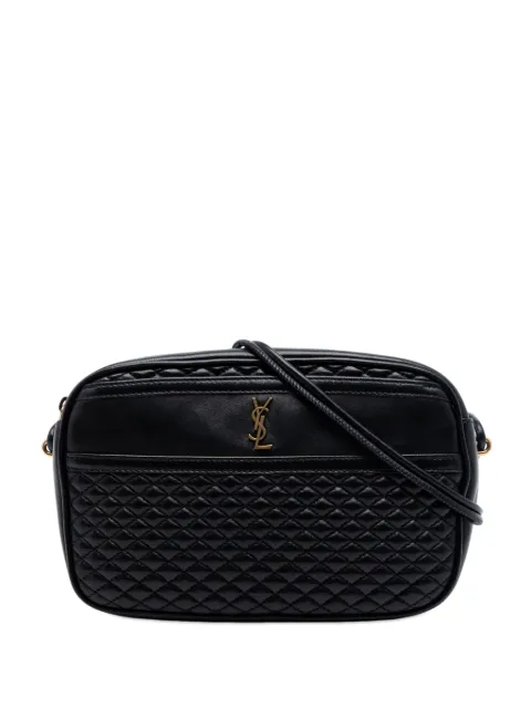 Saint Laurent Pre-Owned 2021 Quilted Lambskin Victoire Camera Bag crossbody bag Black 9H84VYXRN6Q54HCJ