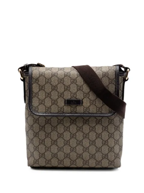 Gucci Pre-Owned 2016-2026 GG Supreme crossbody bag Neutrals 8XTF7K3Z1Y6SJEP8