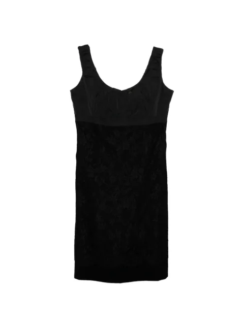 Louis Vuitton Pre-Owned lace corset dress Black CSVM9268