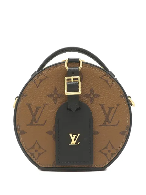 Louis Vuitton Pre-Owned 2021-2026 Monogram Reverse Mini Boite Chapeau satchel Brown JSW4KI5I0G1MRHM1