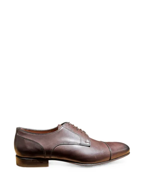 FLECS cap-toe lace-up shoes Brown I13217