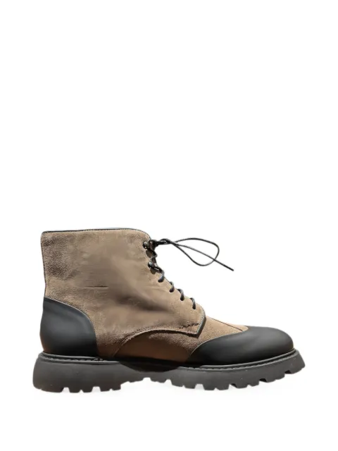 CALCE suede panelled sneakers Neutrals X1729