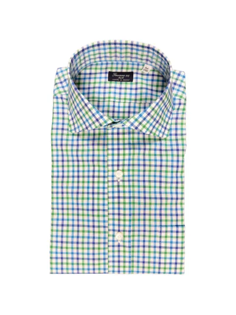 Finamore 1925 Napoli Zante check-pattern shirt Blue M0683NAPOLIZANTE