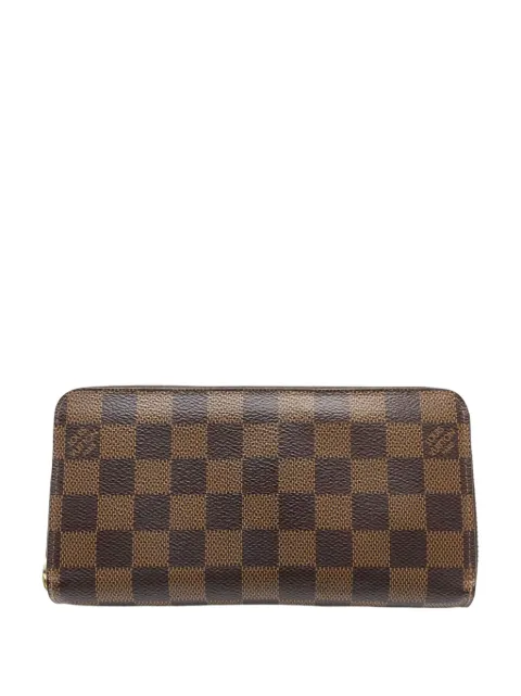 Louis Vuitton Pre-Owned 2018 Damier Ebene Zippy Wallet long wallets Brown 4ZQEW1DY4B6J6AID
