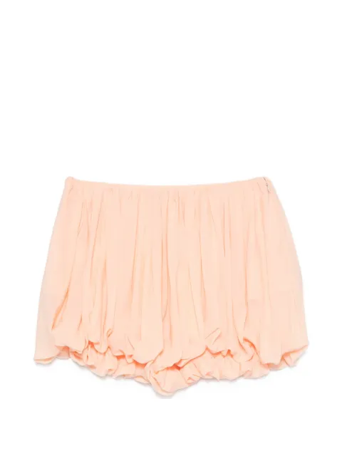 Chloé pleated bubble shorts Orange CH26ASH281196T8