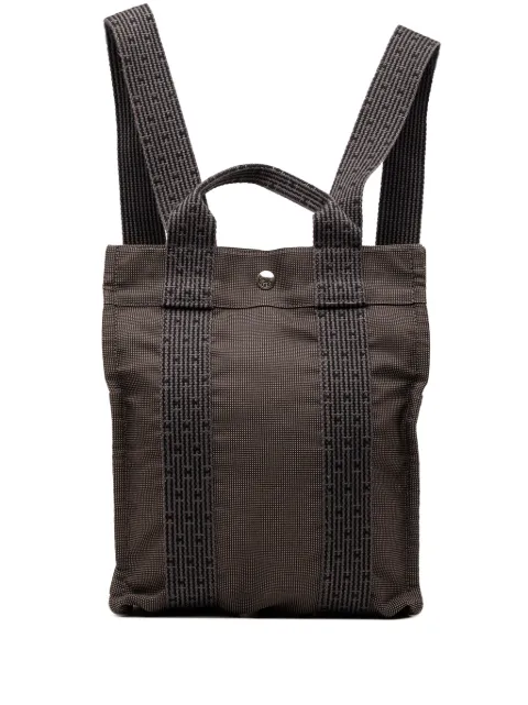 Hermès Pre-Owned 1990-2010 Canvas Herline PM backpack Grey ZWMOD0VFP3TTJR46