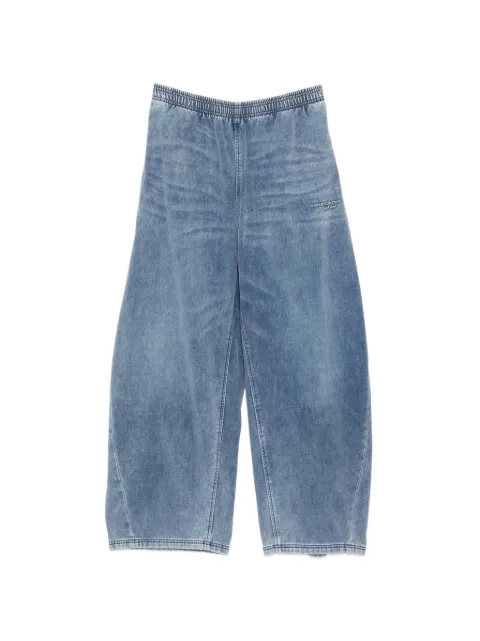 Alexander Wang brushed denim track pants Blue UDC3264886