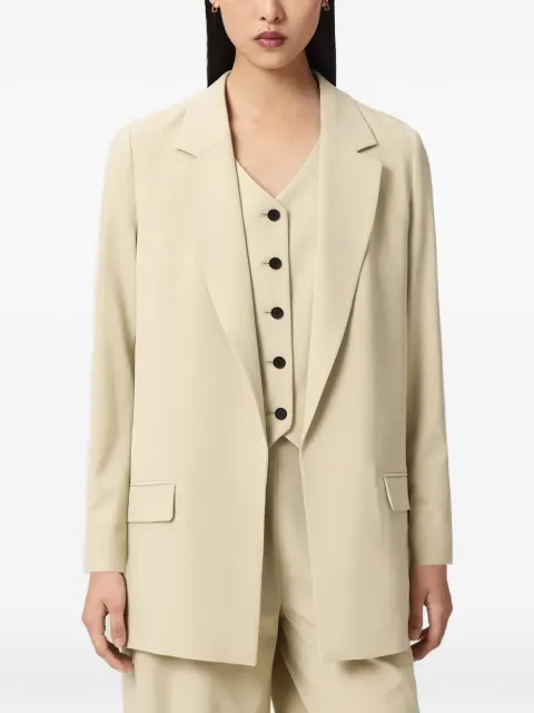 AllSaints single-breasted notched-lapel blazer Neutrals W003QC