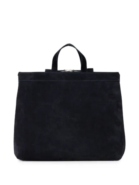 Marsèll Borso suede zip-top tote bag Blue MB0341P024