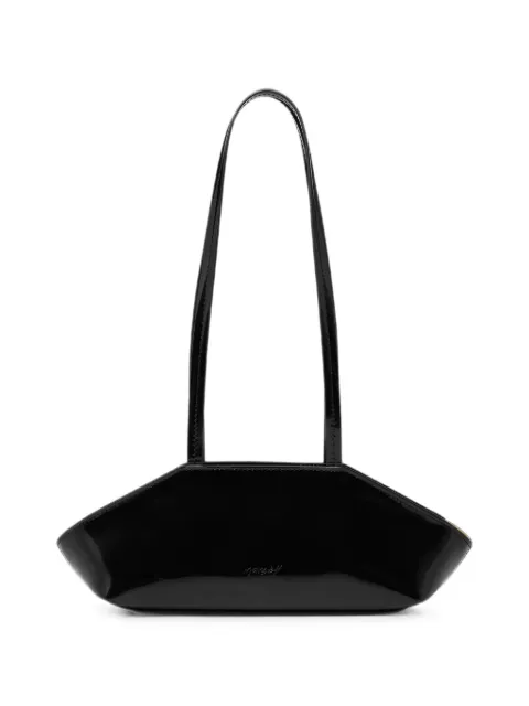 Marsèll Sapi patent-finish shoulder bag Black MB0478P041