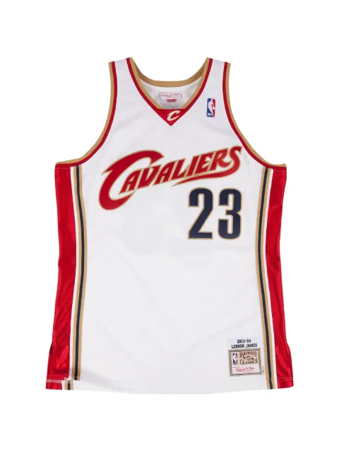 Mitchell & Ness x NBA Cleveland Cavaliers LeBron James 2003-04 Swingman jersey White 7226CVW03LJAME