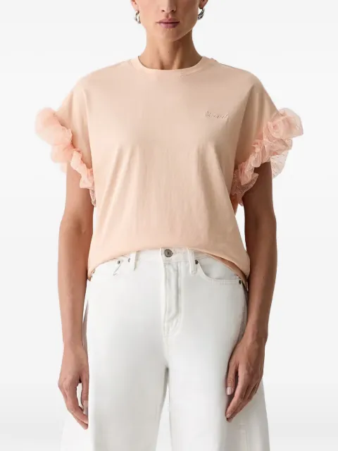 TWINSET ruffled-sleeve T-shirt Pink 261TP204A