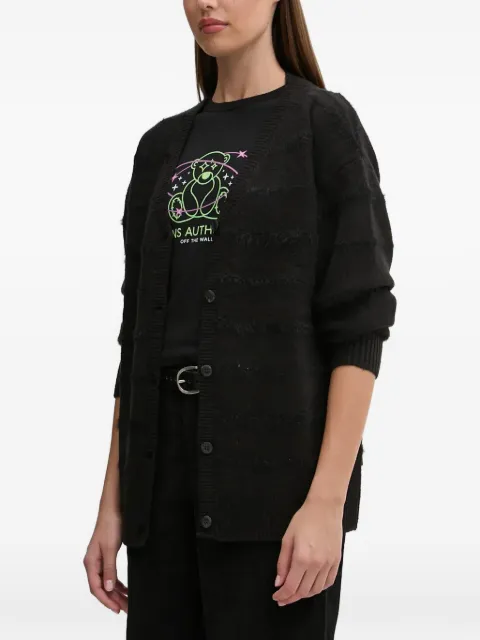 Vans fuzzy-knit V-neck cardigan Black VN000JTCBLK1