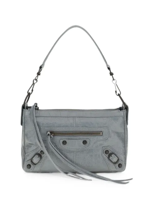 Balenciaga mini Le City Moto shoulder bag Blue 8661222ABEK