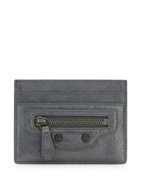 Balenciaga Le City leather card holder Grey 8106062ABFY