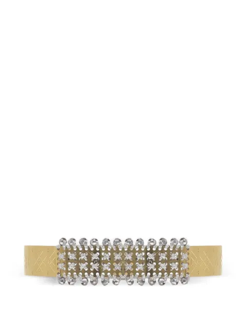 L'EIGHT STUDIO micro-stud panel rigid bracelet Gold BR01GLCRBL001
