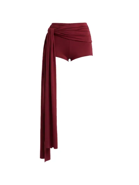 AXEL 113 Tiana draped mini shorts Red TINADRAPEDMINISHORTS