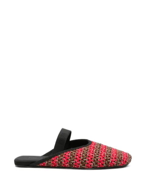 Flòwze woven Flo mule flip-flops Red FLOMULE