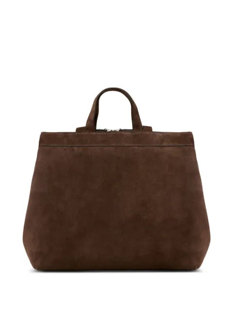 Marsèll Borso suede two-way tote bag Brown MB0341P024