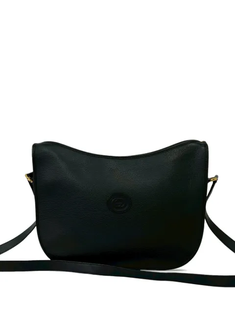 Gucci Pre-Owned 20th Century Calfskin Interlocking G crossbody bag Black KAYAV66QBSBZ12MC