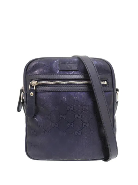Gucci Pre-Owned 2000-2015 GG Imprime crossbody bag Purple 3CFNL2Q4WFQ1T3T7