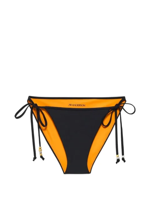 JW Anderson beaded-tie bikini bottoms Black SW0002PG2028