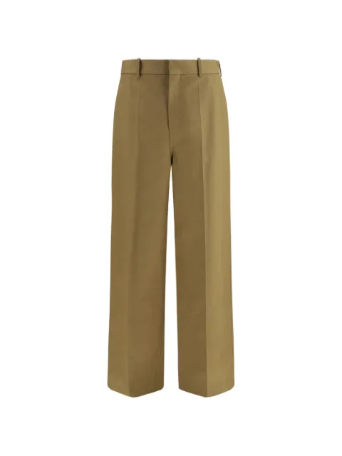 Balenciaga crinkled-effect chino trousers Neutrals A001Z3TKP07