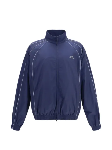 Balenciaga piping-detail tracksuit jacket Blue A001YQTPQ38