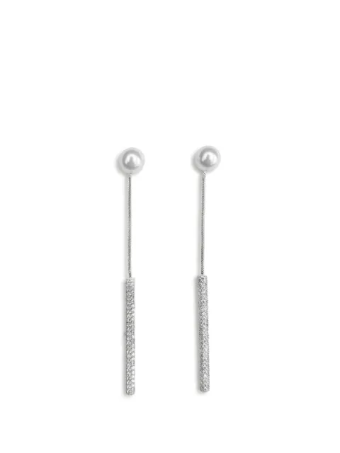 HZMER JEWELLERY faux-pearl drop earrings Silver NCPDS1911