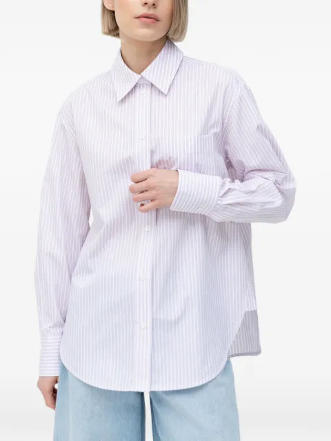 Victoria Beckham striped cotton shirt White 1225WSH002657F