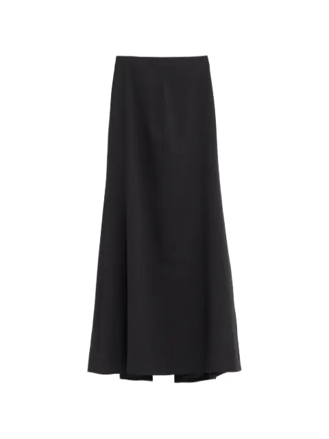 Jil Sander rear-slit midi skirt Black J02MA0415J40356