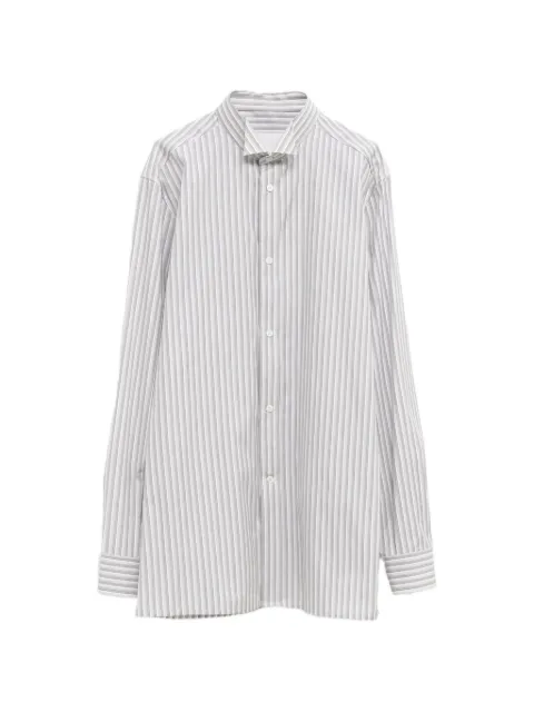 Maison Margiela vertical-stripe long-sleeve shirt White S67DT0045M36154