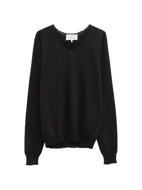 Maison Margiela V-neck sweater Black S50HN0024M13301