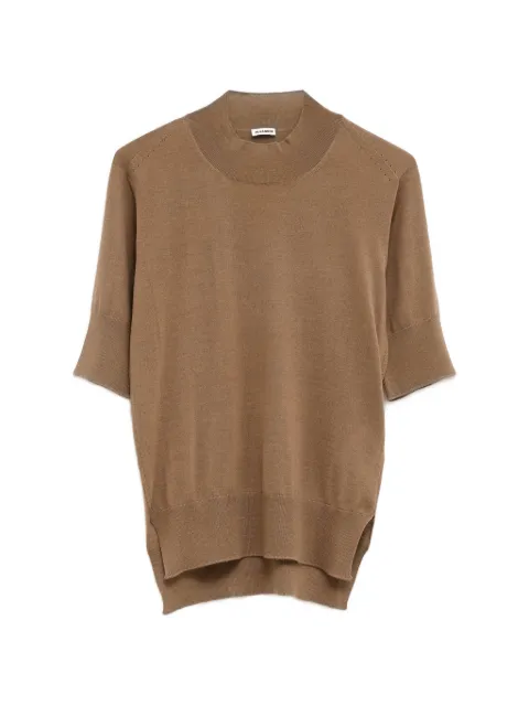 Jil Sander crew-neck T-shirt Brown J02GC0177J14501