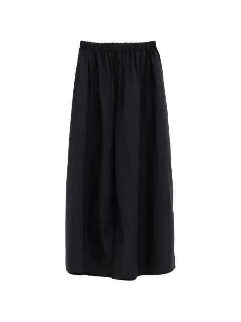 Baserange Cable elasticated-waistband trousers Black PACACOAW26