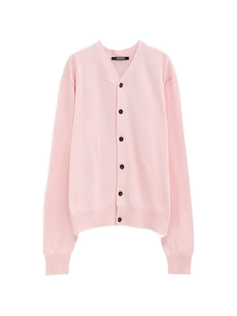 Jacquemus The Rio V-neck cardigan Pink CDM00590AK00328