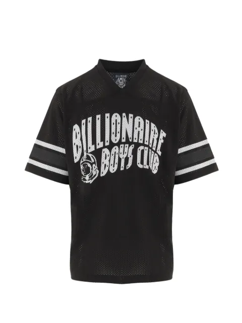 Billionaire logo-print perforated T-shirt Black BBSS26223BLACK