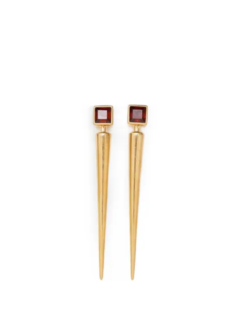 Jil Sander stone-embellished drop earrings Gold J11VG0356P9364