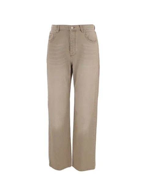 By Malene Birger washed-finish straight-leg jeans Neutrals 103416