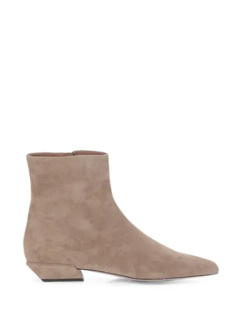 Paris Texas pointed-toe side-zip ankle boots Neutrals PX1561XV003TAUPE