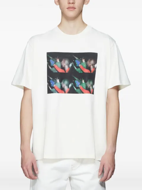 HPNX x LN-CC photographic-print T-shirt Neutrals WTIS